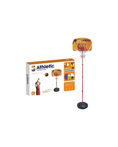 Verstellbarer Basketballkorb 2m - Basketballkorb für Wand/Boden
