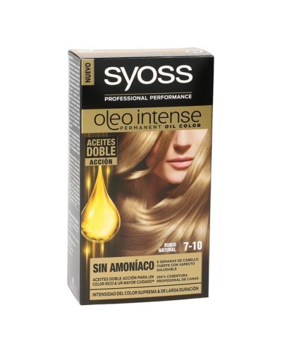 Permanent färg   Syoss Olio Intense Utan ammoniak Nº 7,10 Blont Naturell