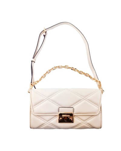Naisten Käsilaukku Michael Kors Serena Beige 25 x 15 x 4 cm