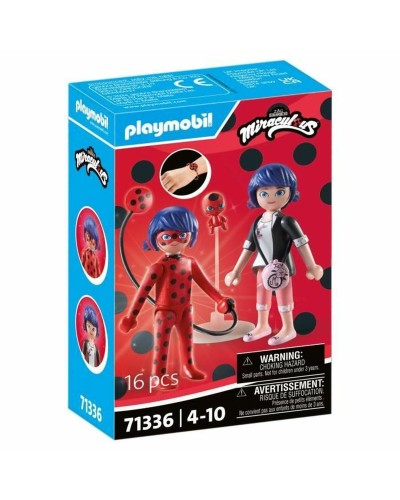 Playset Playmobil 71336 Miraculous: Marinette & Ladybug 16 Delar