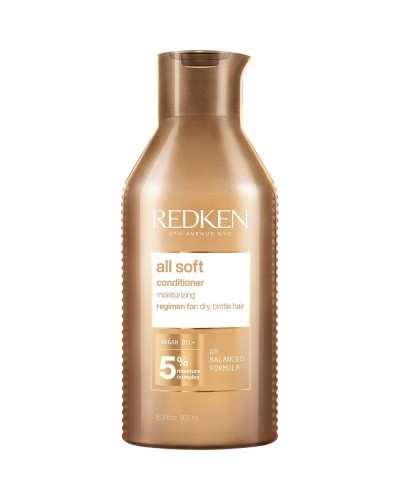 Redken All Soft Après-Shampoing Cheveux Doux 500ml - Hydratation Intense

