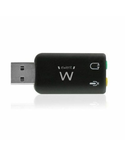 Ewent Adattatore Audio USB 2.0 - Scheda Audio Esterna per PC e Laptop
