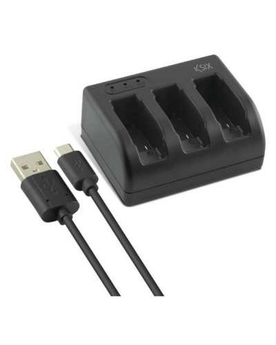Cargador GoPro Hero 5 KSIX USB-C Negro - Carga Rápida
