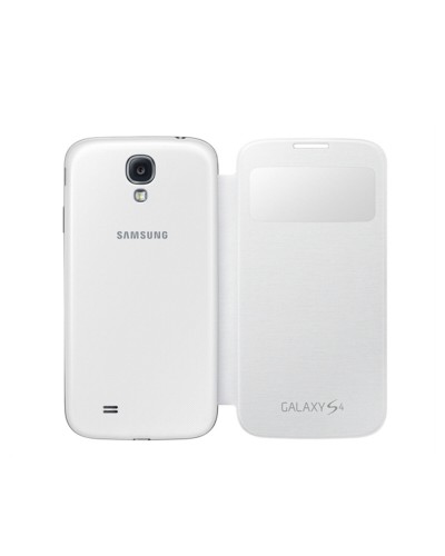 Housse Folio Blanche Samsung Galaxy S4 i9500 - Protection Élégante
