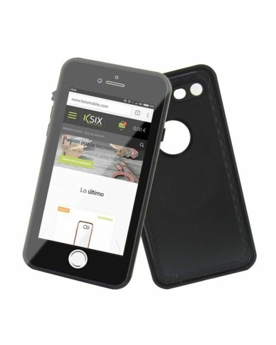 Ksix Coque Étanche iPhone 7/8 - Noire - Protection Totale
