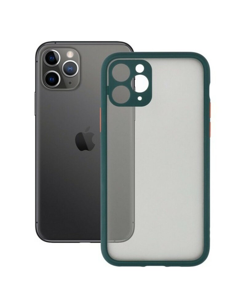 Funda para Móvil iPhone 11 KSIX Duo Soft Verde