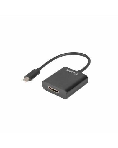 Lanberg Adaptador USB-C a VGA, LAN, Transmisión de Datos y Video
