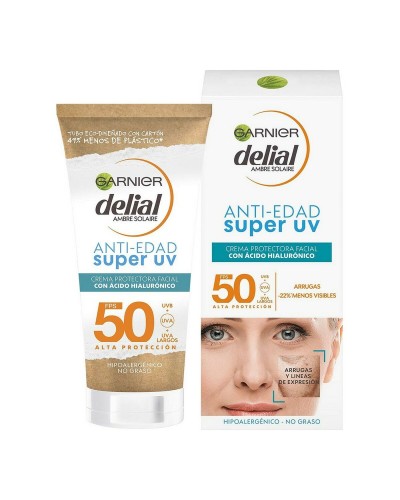 Garnier Ambre Solaire Super UV Antiedad SPF50 - Crema Solar Facial 50ml
