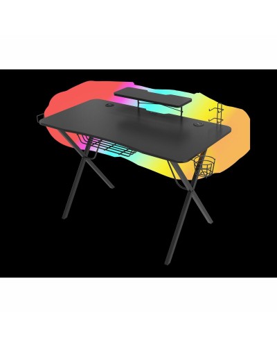 Genesis NDS-1550 Black Desk Steel Wood MDF - Modern Design
