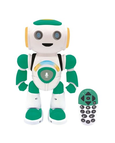 Lexibook Powerman Junior: Robot Educativo Bilingue (FR/EN), Bianco/Verde

