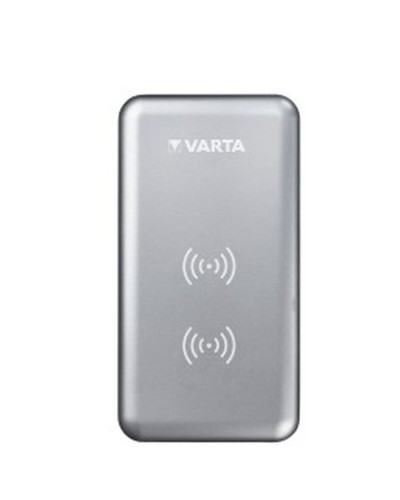 Trådlös power bank Varta Fast Wireless Silver
