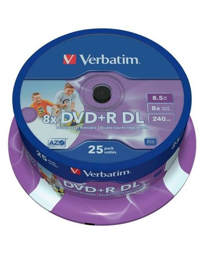 DVD-R Verbatim    25 antal 8,5 GB 8x