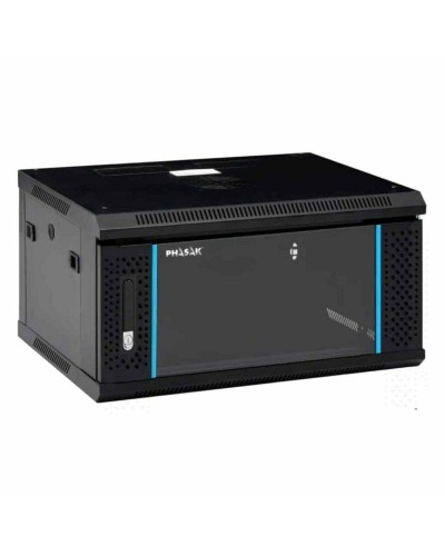 Armadio Rack Muro Phasak 6U 19" Profondità 210mm Montaggio a Parete
