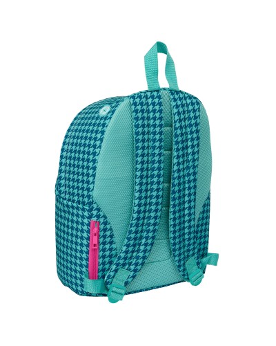 Laptopryggsäck Nait Nait Pata de gallo verde Grön 31 x 41 x 16 cm