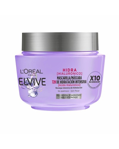 L'Oréal Elvive Hydra [Acide Hyaluronique] Masque Cheveux - Hydratation Intense - 300ml
