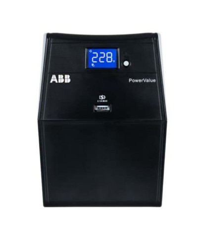 ABB PowerValue 11 LCD 1KVA UPS Interactive Uninterruptible Power Supply - Power Protection
