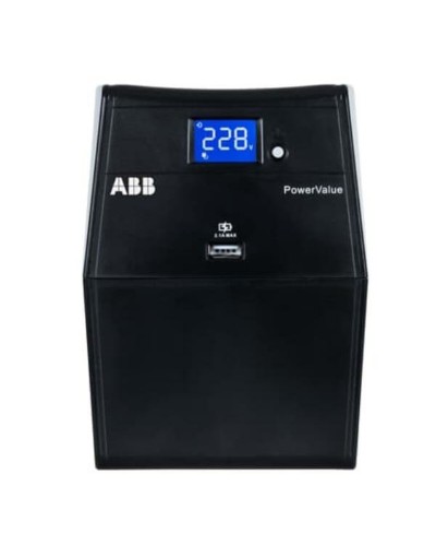 ABB UPS Interactive Uninterruptible Power Supply 1000VA/900W AVR for PC & Office
