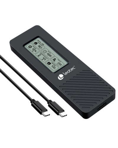 Boîtier Disque Dur Externe 2.5" LEOTEC LEM2EXT01 Noir - Protection HDD
