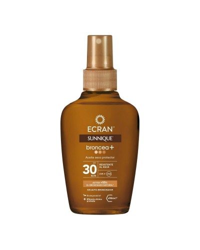 Ecran Sunnique Sonnenöl LSF 30 - 100ml - Feuchtigkeitsspendender Sonnenschutz
