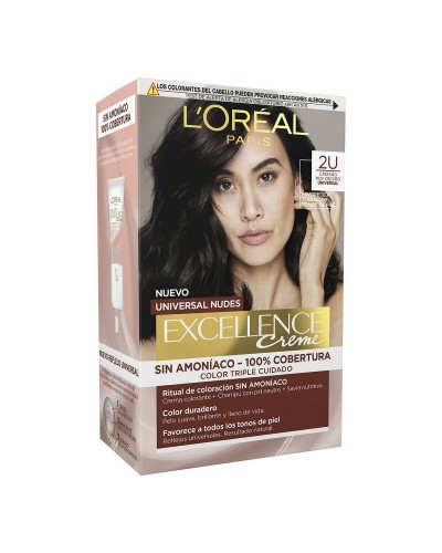 L'Oréal Excellence Tinta Capelli Senza Ammoniaca 2U Brunette Profondo - Copertura Totale
