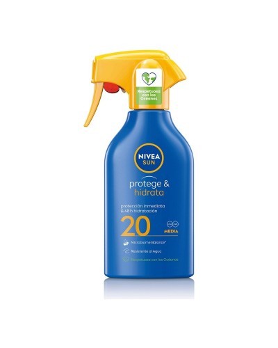 Spray solskydd Nivea Sun Solbränna Spf 20 (270 ml)