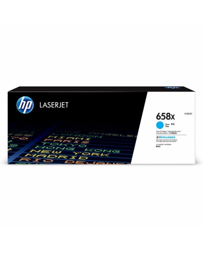 Toner HP LaserJet 658X Turkos