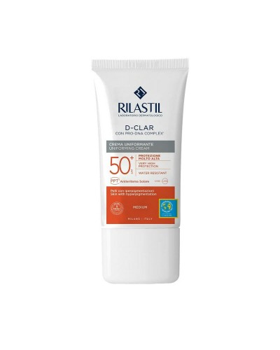 Rilastil Sun System D-Clar SPF 50+ Medium - Fluido Solare Antimacchie (40ml)

