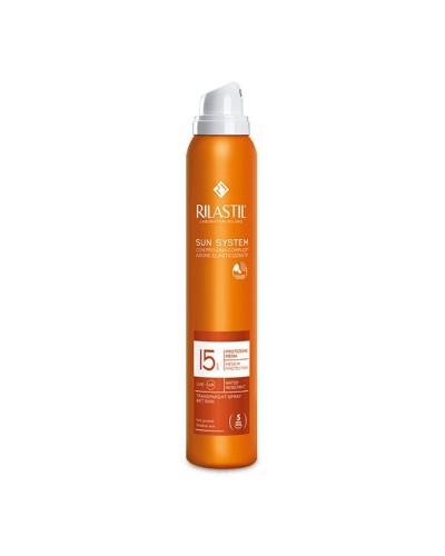 Rilastil Sun System Transparenter Sonnenspray Körper LSF 50+ 200ml - Hoher UV-Schutz
