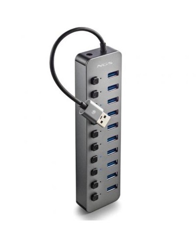 USB-HUB NGS IHUB10 Grå