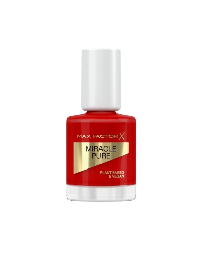 Max Factor Miracle Pure Vernis à Ongles 305 Scarlet Poppy - 12ml, Longue Tenue
