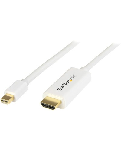 Startech Mini DisplayPort to HDMI Adapter 2m - White - 4K UHD
