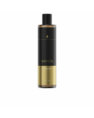 Nanoil Shampooing Réparateur Kératine - Micellaire, 300ml - Cheveux Abîmés
