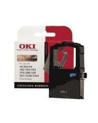 OKI Ruban Laminé Noir pour Étiqueteuses - Résistant et Durable
