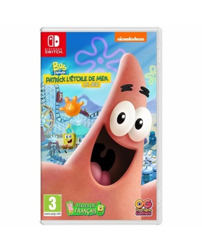 Bandai Namco SpongeBob Patrick Star Jeu Vidéo Switch - Aventure Étoile de Mer
