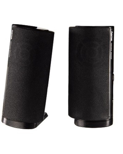 Hama Altavoces PC Negro, Estéreo 2.0, Audio Potente, Ideal Oficina/Hogar
