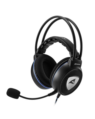 Hoofdtelefoon met microfoon Sharkoon SGH10  Zwart