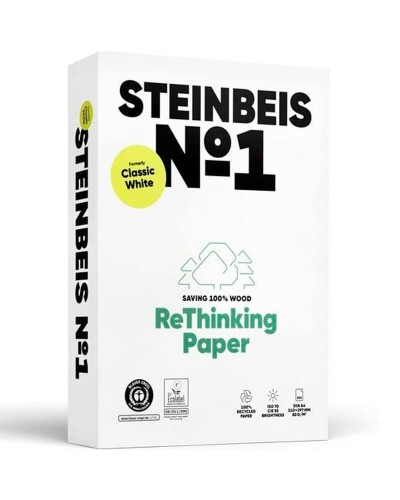 Steinbeis Carta Blanca A4 80gsm - 500 Hojas - Impresión Óptima
