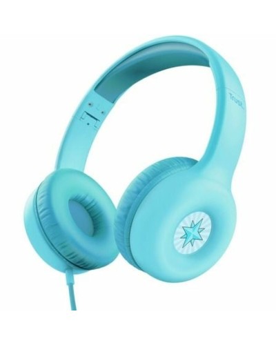 Trust Nika Wireless Bluetooth Earphones - Light Blue - Built-in Microphone - Portable
