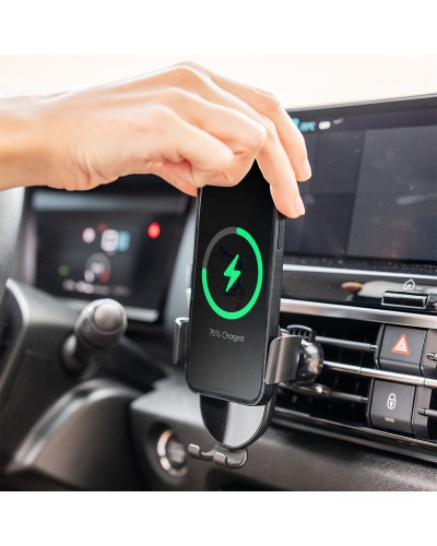 InnovaGoods Supporto Auto Caricatore Wireless Rapido - Smartphone
