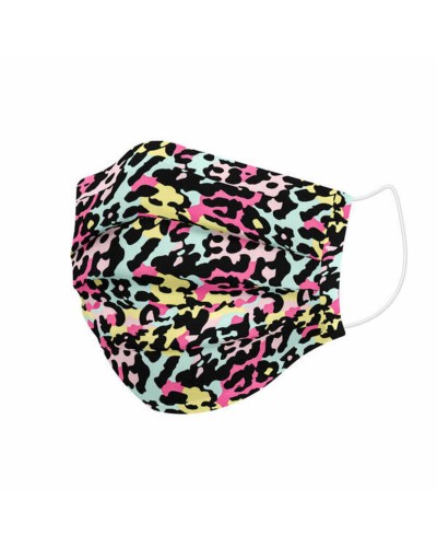 Mascarilla de Tela Reutilizable Niños - Animales Coloridos - Higiénica y Lavable
