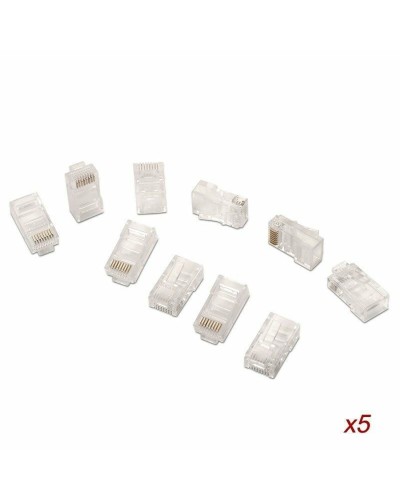 Aisens RJ45 Stecker Cat6 Transparent - 100er Pack - Ethernet Kabel
