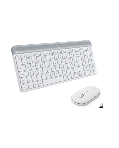 Näppäimistö ja hiiri Logitech 920-009197 Valkoinen Italialainen QWERTY