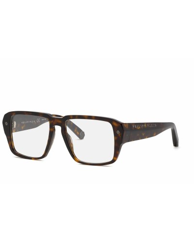 Philipp Plein VPP081: Unisex Brown Eyeglasses, 55mm Frame
