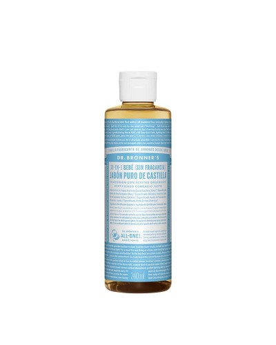 Nestesaippua Dr Bronner's 240 ml Neutraali