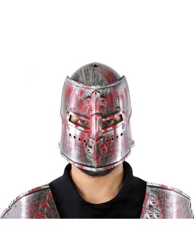 Casque Médiéval Gris de Combat - Réplique Historique en Acier
