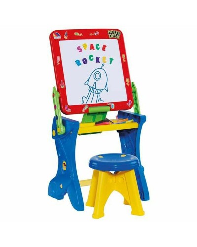 Moltó 3in1 Magnetische Maltafel: Zeichnen, Schreiben und Spielen - Inklusive Stift
