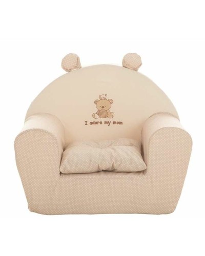 Kinderstoel I adore my mom 44 x 34 x 53 cm Beige