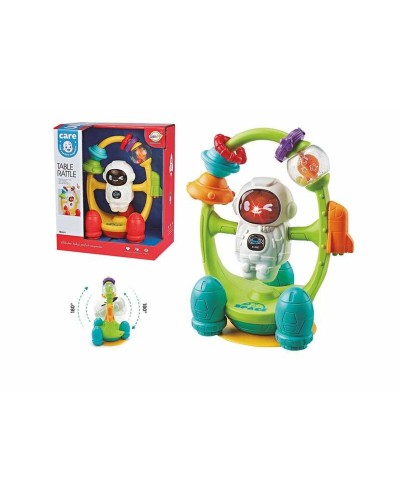 Interaktiver, drehbarer Astronaut mit Sound und Licht - Kinderspielzeug 20x16cm

