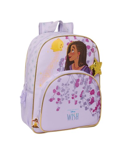 Zaino Scuola Wish Lilla - 33x42x14 cm - Perfetto per Bambine e Ragazze
