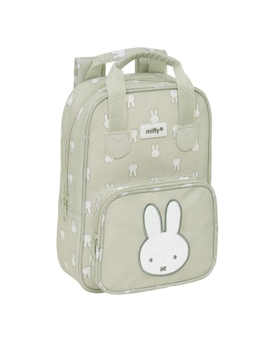 Miffy Niebla Grey School Backpack: Small, Lightweight, 28cm - Perfect for Kindergarten!
